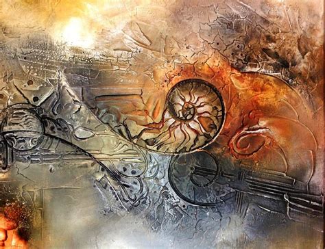Ammonite Work In Progress By Amytea On Deviantart Painting Abstract