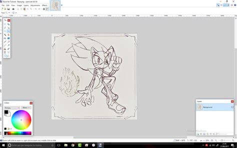 Sonic Art Tutorial Full Drawing Step By Step Digitalizing