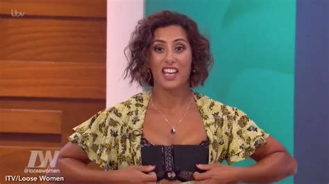 loose women s saira khan exposes boos and underwear on live tv daily star