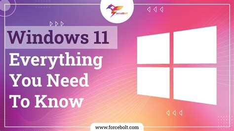 Windows 11 Everything You Need To Know Windows 11 Features Youtube