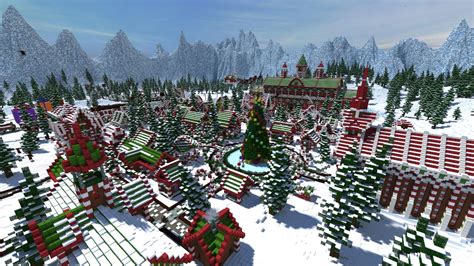 Thereawakens Santas Gingerbread Christmas City Download Minecraft Map