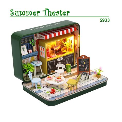 Diy Miniature Tin Box Toy House Summer Theater S933 Artlane Singapore