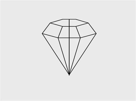 Get Drawing 3d Diamond  Drawing 3d Easy