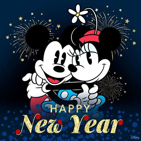 Happy New Year Gb Pics Weihnachten Mit Disney Micky Minnie Maus