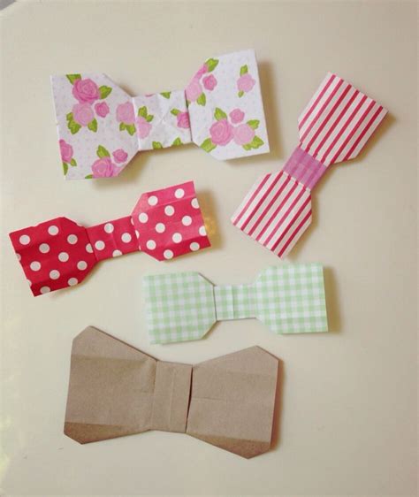 Origami Bow Tie Origami Bow Paper Folding Origami