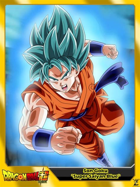 Dragon Ball Super Son Goku Super Saiyan Blue By El Maky Z