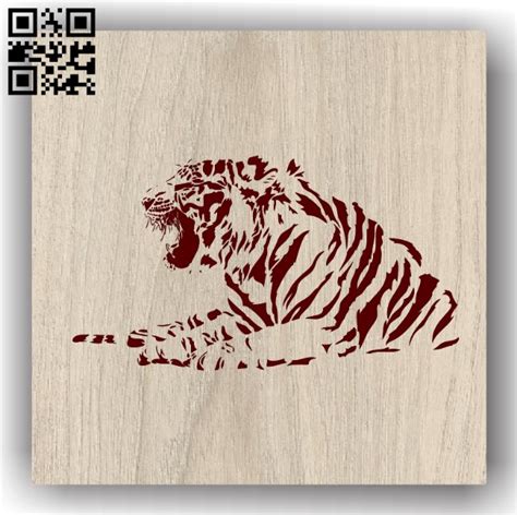 Tiger E0011984 File Cdr And Dxf Free Vector Download For Laser