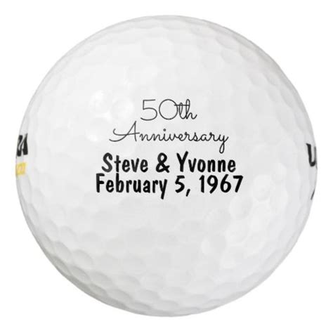 Shop funny messages golf balls from cafepress. 50th Golden Wedding Anniversary Personalized Golf Golf Balls | Zazzle.com | Golf humor, Golf ...