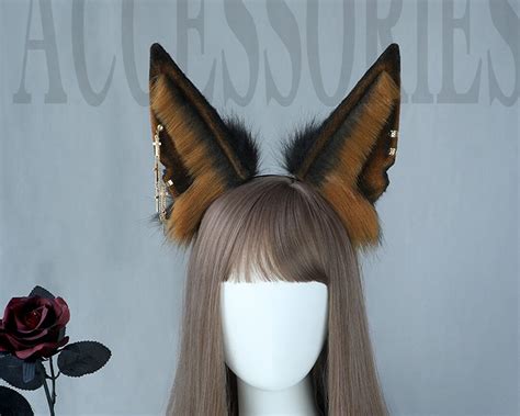 Lifelike Wolf Ear Headbandanime Earwolf Cosplay Eararitificial Furry