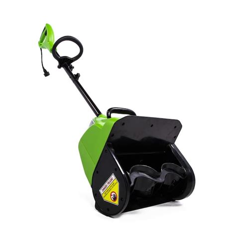 Greenworks 8 Amp 12 In Corded Electric Snow Blower In The Corded