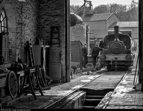 Vulcan Raises Steam Outside The Shed At Beamish Pit Yard Prior To
