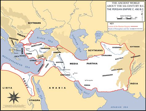 Reach Of The Persian Empire