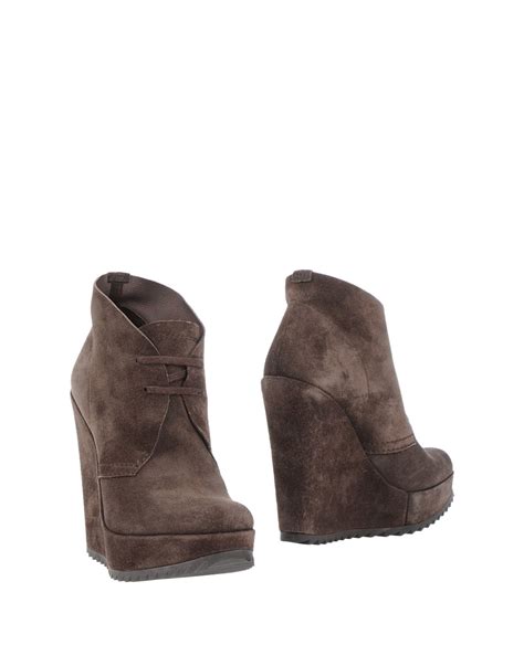 Pedro Garcia Ankle Boots In Brown Lyst