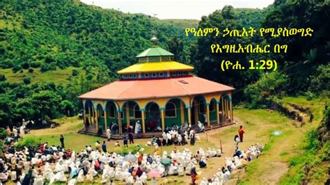 Ethiopian Orthodox Tewahedo Church የዓለምን ኃጢአት የሚያስወግድ የእግዚአብሔር በግ