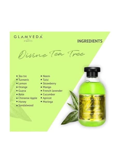 Buy Glamveda Divine Tea Tree Refreshing Body Wash 300 Ml Online At