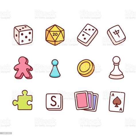 Board Game Icons Stock Illustration Download Image Now Board Game