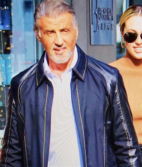 Sylvester stallone, 6 июля 1946 • 74 года. Sylvester Stallone Samaritan 2021 Blue Jacket | Stanley ...