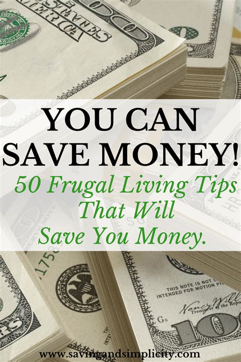 50 Frugal Living Tips That Will Save You Money Frugal Living Tips