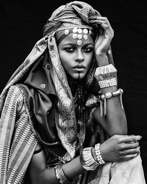 African People African Women Black And White Portraits Black And