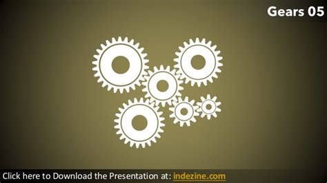 Animated Gear Graphics For Powerpoint Series 01