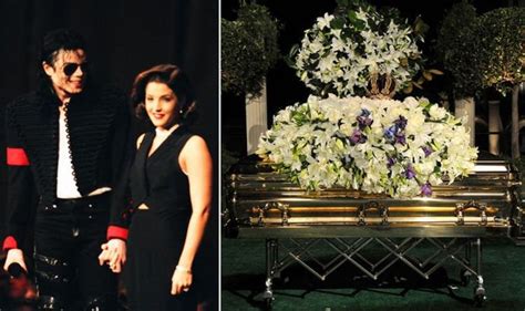 Michael Jackson Funeral Lisa Maries Moment Alone By His Casket I