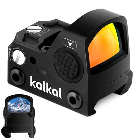 Buy Kalkal Red Dot Sight 2 Moa Reflex Sight Pistol Red Dot Scope For