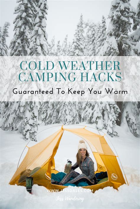 14 cold weather camping hacks for staying warm jess wandering