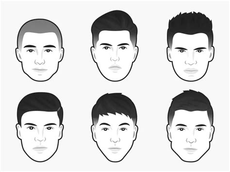 Mens Face Shape Chart