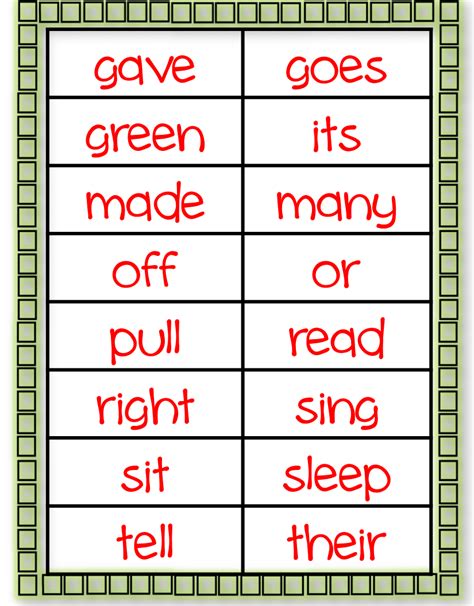 Simply Delightful In 2nd Grade Second Grade Sight Words