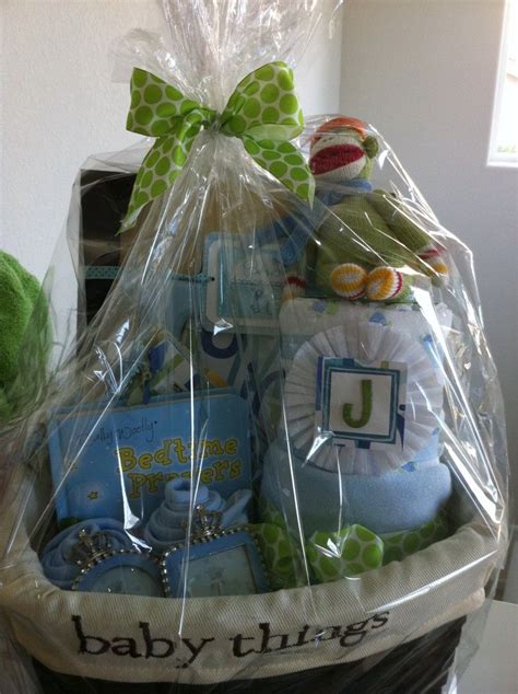 This is our go to baby shower gift, and it's a never fail gift. Gift Basket I made for my friends baby shower | Baby shower gifts, Cute gifts, Gift baskets