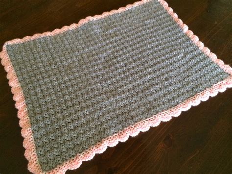 Not My Nanas Crochet Crochet Baby Car Seat Blanket In Shell Stitch