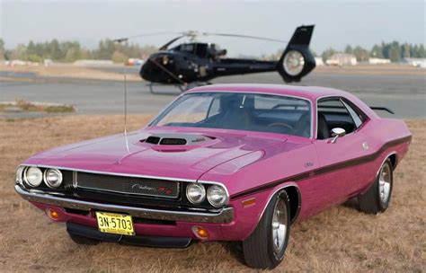 1970 Challenger Rt 440 6 Pack Shaker In Panther Pink