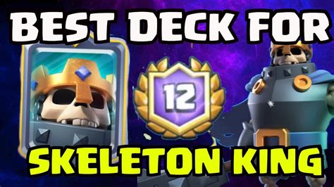 Best Deck For Skeleton King Launch Party Challenge In Clash Royale