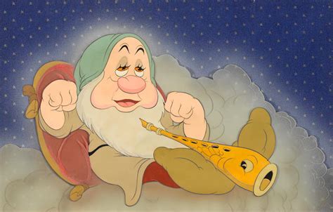 Bonhams A Celluloid Of Sleepy From Snow White And The Seven Dwarfs
