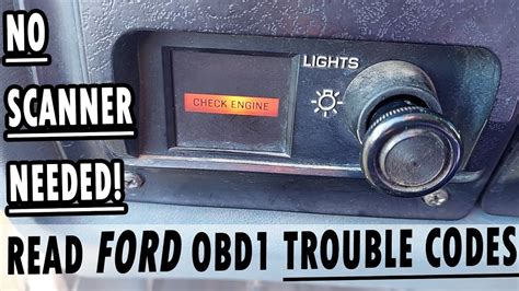 Decoding Ford F150 Obd1 Codes List For Easy Troubleshooting