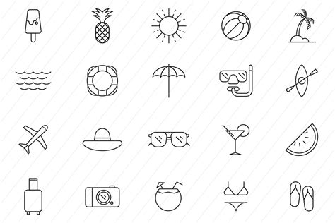 Summer Icons Masterbundles