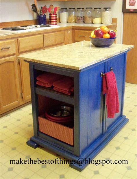A Cool Kitchen Island Made From Two Nightstands Hometalk Playroom