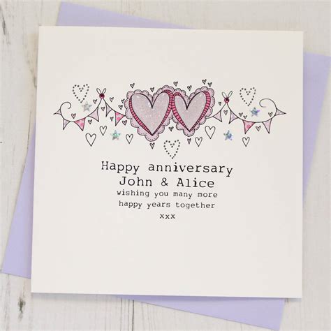 Personalised Anniversary Card By Eggbert And Daisy