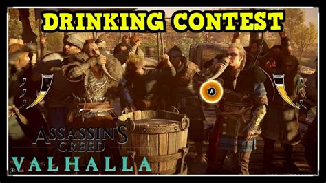 Assassin S Creed Valhalla Drinking Contest Open World Activities