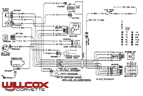 Electrical Archives Willcox Corvette Inc Corvette Diagram
