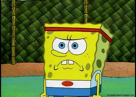 Spongebob Upset Face