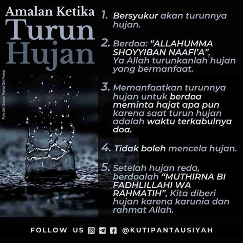 Hujan adalah rahmat dari allah swt. Doa Supaya Hujan Reda - Informasi Doa Terlengkap 💕