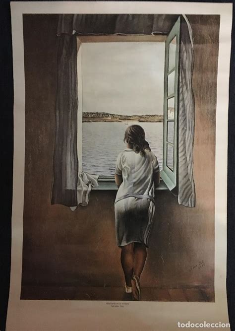 Atrapada en casa, una psicóloga agorafóbica se obsesiona con sus nuevos vecinos… y con resolver el brutal homicidio que observa a través de su ventana. Salvador dalí muchacha en la ventana litografía - Vendido en Venta Directa - 78172429