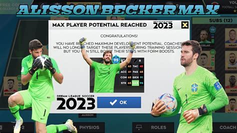 Dls Buying Upgrade Maxing Goalkeeper Alisson Becker