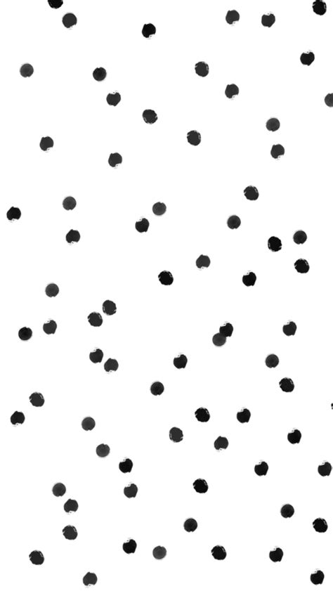 Black white confetti spots dots iphone wallpaper phone background lock