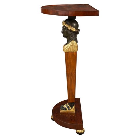 French Early 19th Century First Empire Period Demi-Lune Consoles For