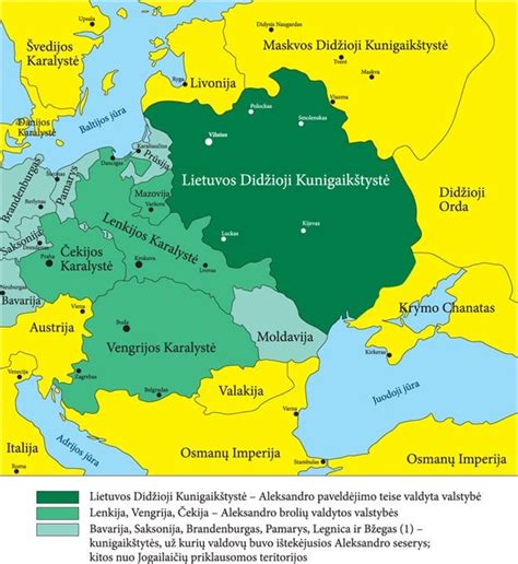 Grand Duchy Of Lithuania Map