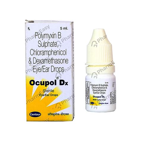 Ocupol Dx Eyeear Drop 5ml Uses Side Effects Dosage Composition