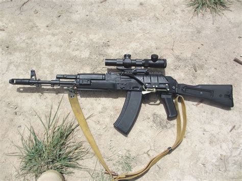 Traditional Modern Scope On An Ak Ar15com