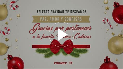 Feliz Navidad Te Desean Tronex Codiscos YouTube